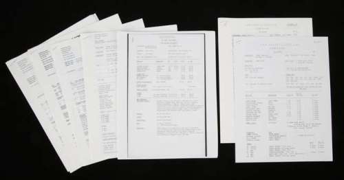 James Bond - Collection of later printed call sheets used for reference. | Ewbank’s