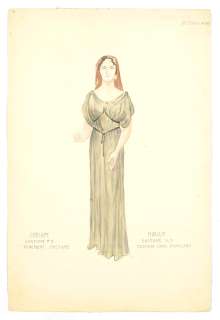 Three costume design sketches from "Quo Vadis" | Bonhams