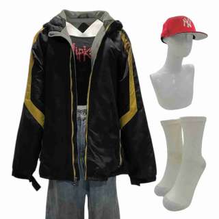 Y2K Ash (Lachlan Watson) Screen Worn Jacket, Tank Top, Jeans, Hat & Socks Ch 2b Sc 70-94 | VIP Fan Auctions