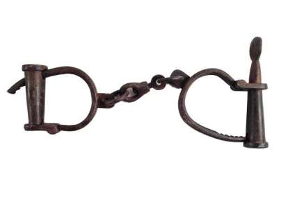 Django Unchained Django (Jamie Fox) Shackles Movie Props | Premiere Props