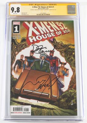 X-Men ’92: House of XCII #1 - Signed by James McAvoy & Patrick Stewart as Professor Xavier (CGC Signature Series 9.8) 2022 | SWAU