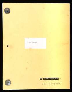 Pulp Fiction (1994) Script. Script from Pulp Fiction, ’Hollywood Scripts’ printed on front cover. | Ewbank’s