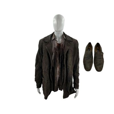 All the Devils Are Here Grady (Sam Claflin) Screen Worn Shoes, Jacket, Dress Shirt & Vest Ch 10b Sc 93-131 | VIP Fan Auctions