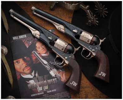 Lot #553 - Pair of Colt Model 1861 Revolvers from Movie "Wild Wild West"