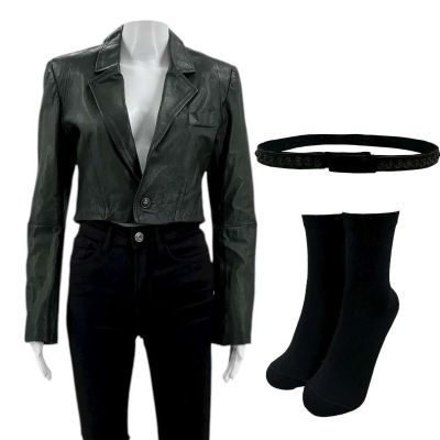 Play Dirty Zen Screen Worn Stunt Double Jacket, Jeans, Socks & Belt Sc Multiple | VIP Fan Auctions