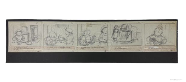 WHEN THE WIND BLOWS - Original Pencil Storyboard Sequence (WTWB69)