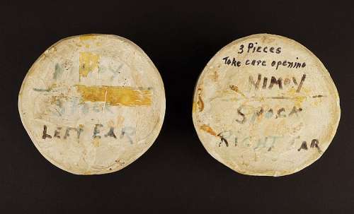 Original Fred Phillips plaster molds for Leonard Nimoy’s "Spock" ears from Star Trek: TOS. | Profiles in History