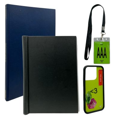 Lot 41: The Moment Celeste (Hailey Gates) Screen Used Binder Of Show, Notebook, Phone Cover & AAA Badge | VIP Fan Auctions