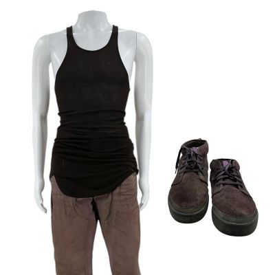 The Wrecking Crew Jonny Hale Screen Worn Tank Top, Pants & Sneakers Ch 9 Sc Multiple | VIP Fan Auctions
