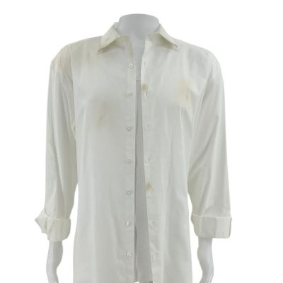 Lot 28: Mercy Chris Raven Screen Worn Button-Up Shirt & Tank Top Ch 1 #3 Sc Multiple | VIP Fan Auctions