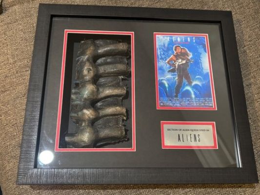 ALIENS 1986 genuine Piece of Alien Queen screen used prop