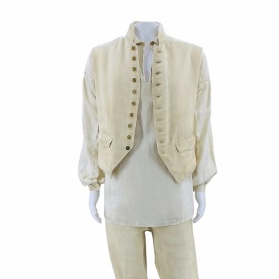 Lot 90: The Bluff Connor Production Worn Waistcoat, Shirt & Breeches Ch 1 Sc Multiple | VIP Fan Auctions