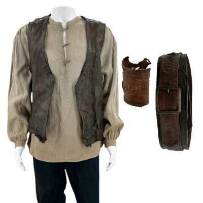 The Bluff TH Bodden Production Worn Shirt, Vest, Pants, Belt & Cuff Ch 2 Sc 27, 109b | VIP Fan Auctions