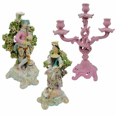 Lot 4: Wuthering Heights Isabella (Alison Oliver) Screen Used Candle Holder & (2) Figurines | VIP Fan Auctions