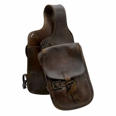 Lot 29: Wuthering Heights Joseph (Ewan Mitchell) Screen Used Shoulder Holster Bag Sc 27, 68 | VIP Fan Auctions