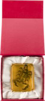 Succession (HBO® Original, 2018-2023) Matthew Macfadyen "Tom Wambsgans" and Sarah Snook "Shiv Roy" Scorpion In Resin W...