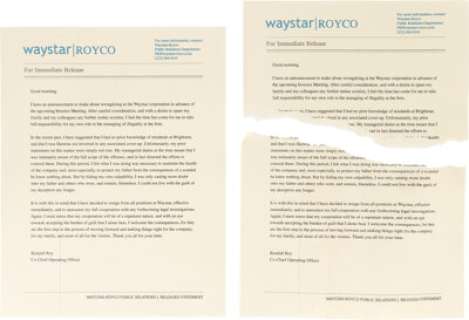 Succession (HBO® Original, 2018-2023) Jeremy Strong "Kendall Roy" Prepared Statement Regarding The Cruise-line Scandal from Season 2, Episode 10: "This is Not for Tears".