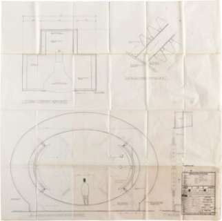 The Time Tunnel (TCF TV, 1966-1967), Set of (5) Original Hand-Drawn Blueprints. (Total: 4 Items) | Heritage