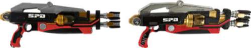 Power Rangers S.P.D. (BVS Entertainment, 2005), Group of (6) Delta Enforcer Weapons. | Heritage