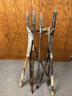 Weapons rack w/ 7 spears from the popular Sci-fi series | Direct Liquidation