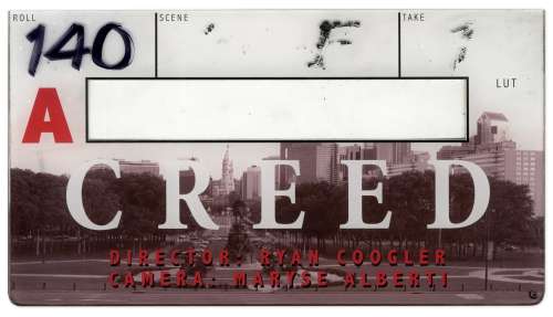 ’’Creed’’ Clapperboard Piece | Nate Sanders