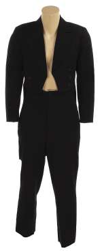 Leslie Howard "John Carlton" charcoal grey period jacket and pants designed by Adrian from Secrets. | Profiles in History