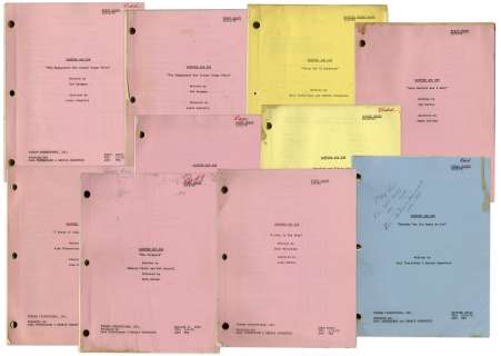 Lot of 10 ’’Sanford & Son’’ Scripts Owned by Redd Foxx -- From Redd Foxx Estate | Nate Sanders
