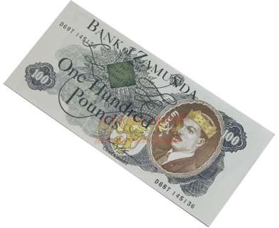 Lot 67 - Coming 2 America (2021) - Bank of Zamunda 100 Pound Bill