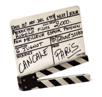 Clap Original Du Film " Meilleur Espoir Féminin " de Gérard Jugnot | Mise en scène: Gérard Jugnot | Artcurial