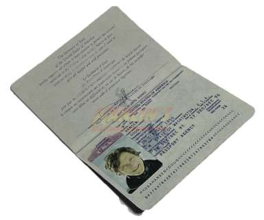 Lot 87 - Everest (2015) - Doug Hansen (John Hawkes) Prop Passport