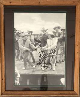 Young Mickey Rooney and Debbie Reynolds Signed Photo | Premiere Props