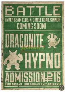 Lot 282 - Pokemon Detective Pikachu (2019) - “Dragonite vs Hypno” Fight Poster
