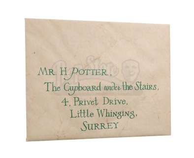 Harry Potter And the Philosopher’s Stone (2001) | Harry Potter’s (Daniel Radcliffe) Hogwarts Acceptance Letter | Propstore