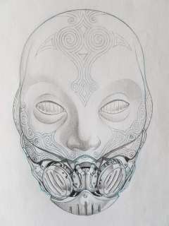 Lot 165 - Hellboy (2004) - Karl Ruprecht Kroenen Venetian Mask Art