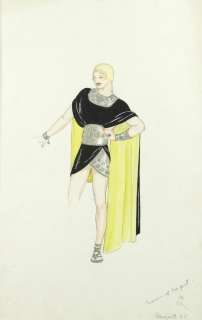 Lot 843 - A Mitchell Leisen costume design of Fredric March as Marcus Superbus in The Sign Of The Cross