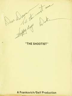 A John Wayne-signed script of The Shootist | Bonhams