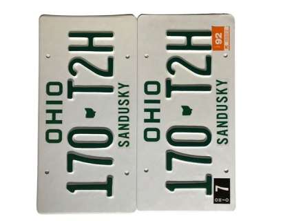 Diggstown Fitz (Oliver Platt) License Plates Movie Props | Premiere Props