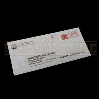 Cobra Kai - Johnny’s Property Tax Notice - 55-665 | Icons of Pop Culture