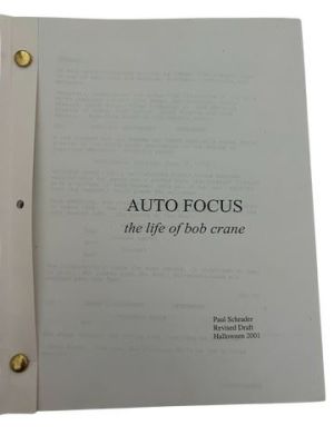 Lot 291 - Auto Focus Production Revised Screenplay
