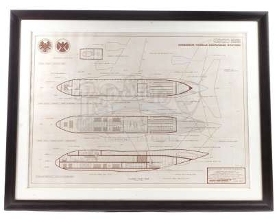 Marvel’s Agents of S.H.I.E.L.D. | Framed Stark Industries ’The Bus’ Blueprint | Propstore