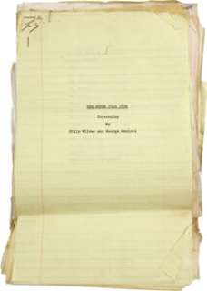 Billy Wilder and George Axelrod The Seven Year Itch Early Annotated Screenplay Draft. | Heritage