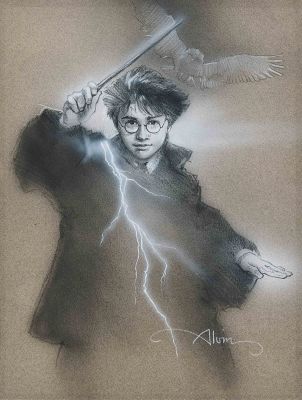 Original Concept Art for ’’Harry Potter and the Sorcerer’s Stone’’ by John Alvin | Nate Sanders