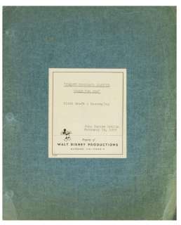 Rare John Battle 1952 "20,000 Leagues" Screenplay | Van Eaton Galleries