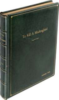 Personal book-bound script for To Kill a Mockingbird (Universal, 1962). | Heritage