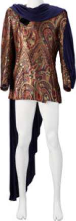 James Daly "Flint/Methuselah" Paisley Jacket and Purple Cape from the Episode: "Requiem for Methuselah" from St... | Heritage