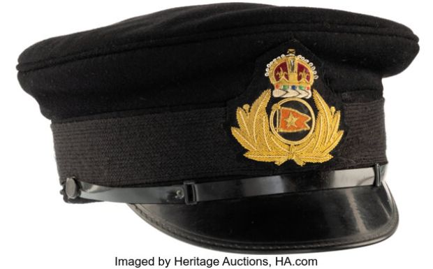 Titanic (TCF, 1997), Trio of Ship Crew Hats. (Total: 3 Items) | Heritage