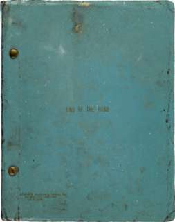 End of the Road (Max L. Raab Productions, 1970), Terry Southern’s Personal Shooting Script. | Heritage