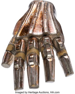 Star Wars: Episode V - The Empire Strikes Back & Star Wars: Episode VI - Return of the Jedi (TCF 1980, 1983), Anthony Daniels "C-3PO" Left-Hand Glove. | Heritage