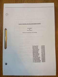 Harry Potter And the Sorcerer Stone Original Film Script | Harry Potter And The Sorcerer Stone Original Film Script - J.K Rowling Daniel Radcliffe | Catawiki