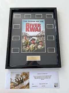 The Bridge On The River Kwai Film Cell Display - The Bridge On The River Kwai Film Cell Display - Alec Guinness, William Holden, Sessue Hayakawa